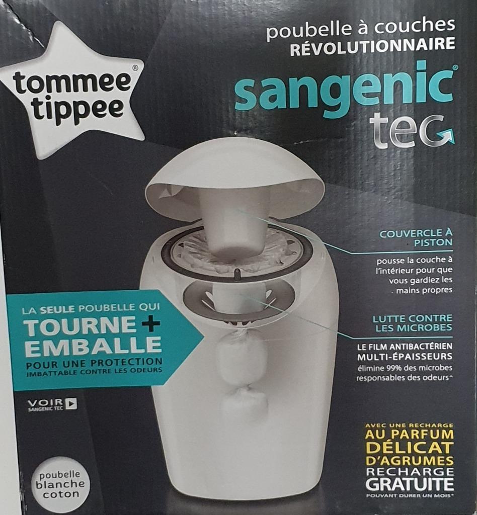 Poubelle à couches neuve Tommee Tippee Sangenic tec - NEUF, Enlèvement, Neuf, Poubelle à couches, Sangenic