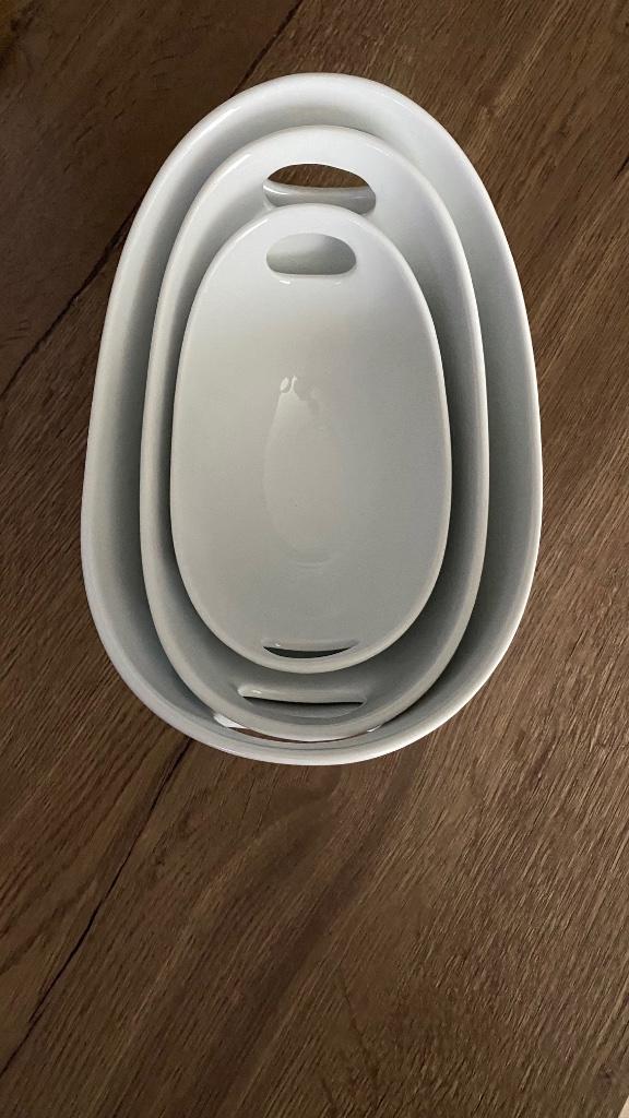 3 design kommen porselein, Ophalen, Zo goed als nieuw, Kom(men), Effen
