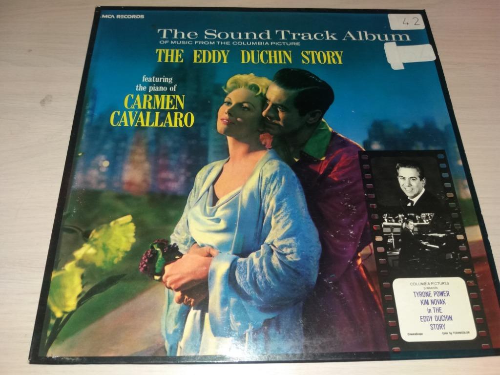 disque vinyl 33 tours Carmen Cavallaro The Eddy Duchin Story, Ophalen of Verzenden, Zo goed als nieuw
