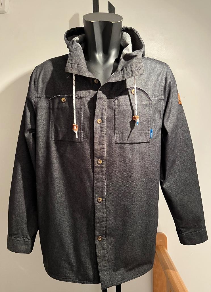 ADIDAS jeans jas, vest - L, Maat 52/54 (L), Verzenden, Zwart, Zo goed als nieuw