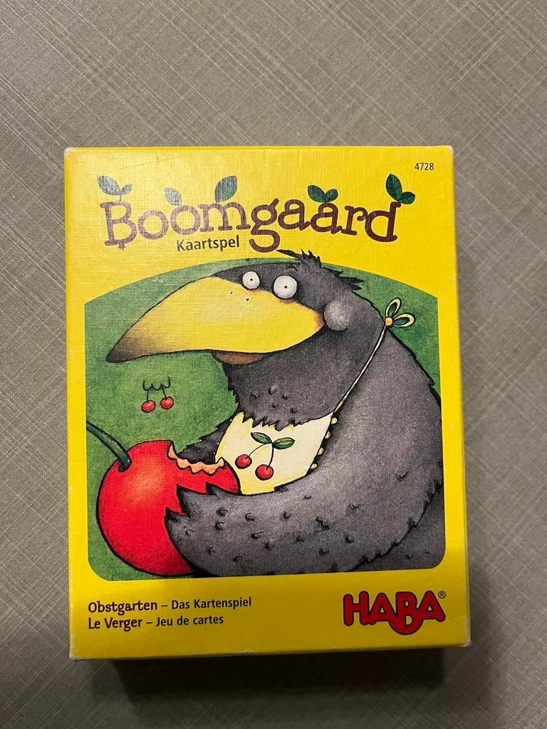 Haba de boomgaard, Verzamelen, Ophalen, Gebruikt