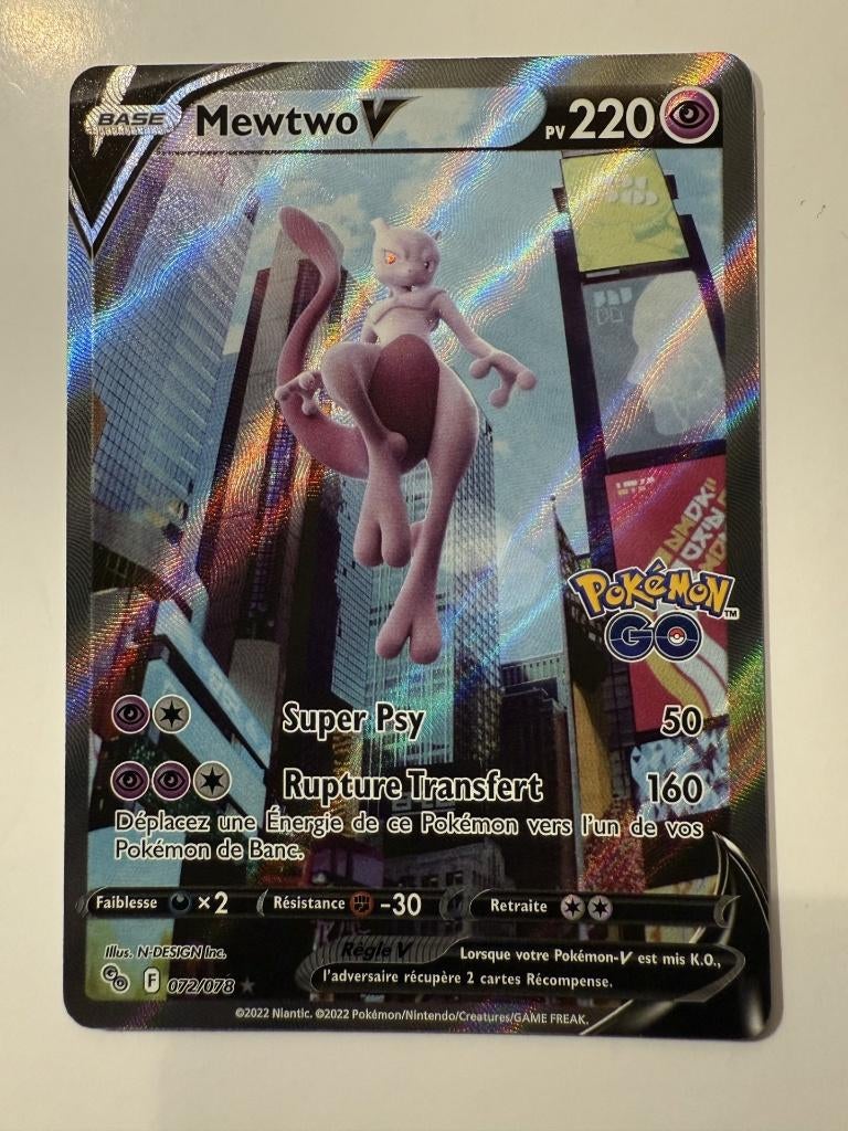 Pokémon Mewtwo V 07/2078, Hobby en Vrije tijd, Verzamelkaartspellen | Pokémon, Ophalen, Nieuw, Losse kaart