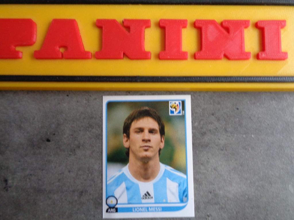 PANINI AUTOCOLLANT DE FOOTBALL COUPE DU MONDE 2010 MESSI, Envoi, Neuf, Autocollant