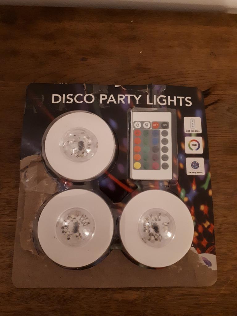 Lumières de fête Disco, Enlèvement ou Envoi, Utilisé