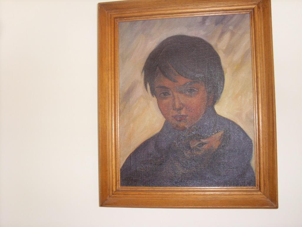huile sur toile MICHAUX Marcel ANDENNE, Antiquités & Art, Enlèvement