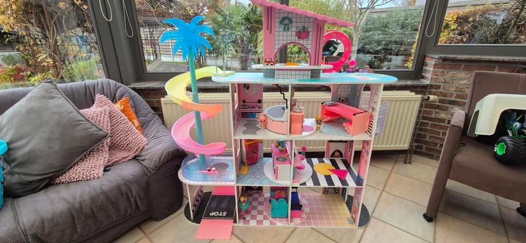 Lol surprise OMG huis 4 in 1, Ophalen, Gebruikt