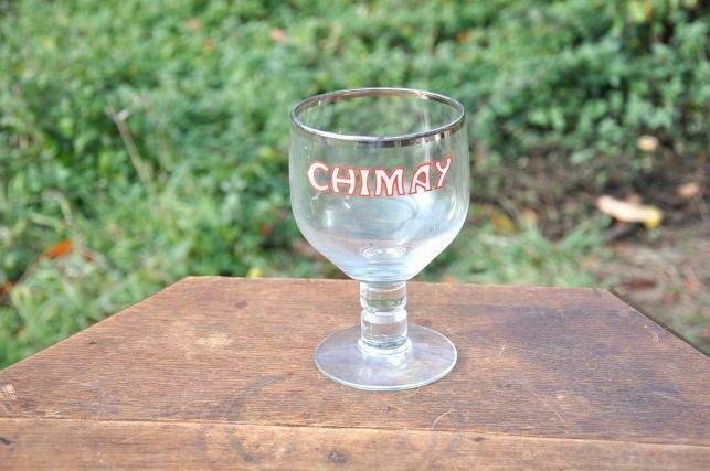 6 verre a chimay ecriture blanche, Enlèvement ou Envoi, Utilisé