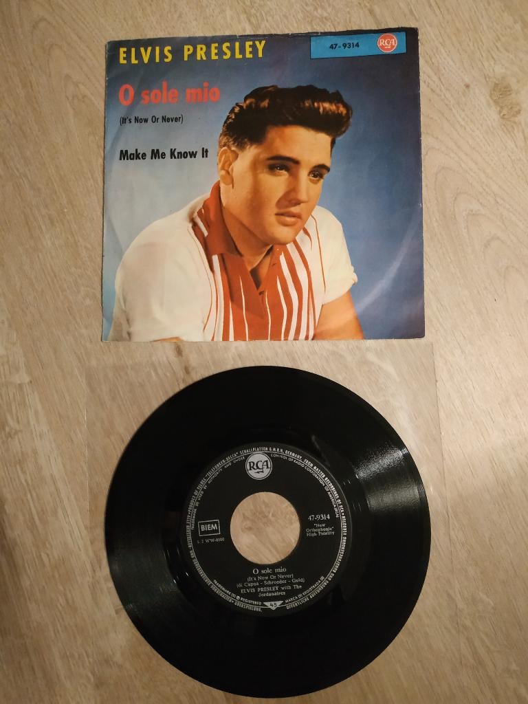 ELVIS PRESLEY O SOLE MOI, CD & DVD, Vinyles | Rock, Comme neuf, Envoi