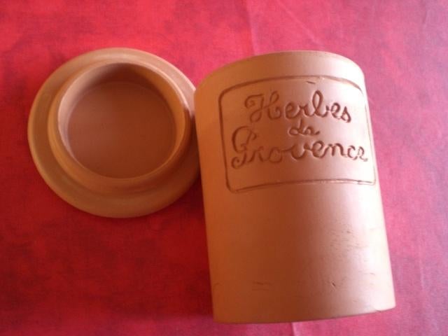 Pot Herbes de Provence avec couvercle., Antiek en Kunst, Antiek | Keramiek en Aardewerk, Verzenden