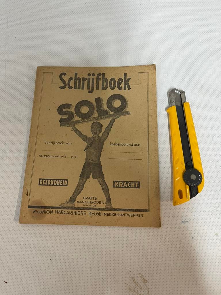Solo margarine schrijfboek, Verzamelen, Merken en Reclamevoorwerpen, Ophalen of Verzenden, Zo goed als nieuw