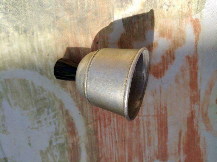 Sifflet de bouilloire en Alu diamètre +/- 4,5 cm
