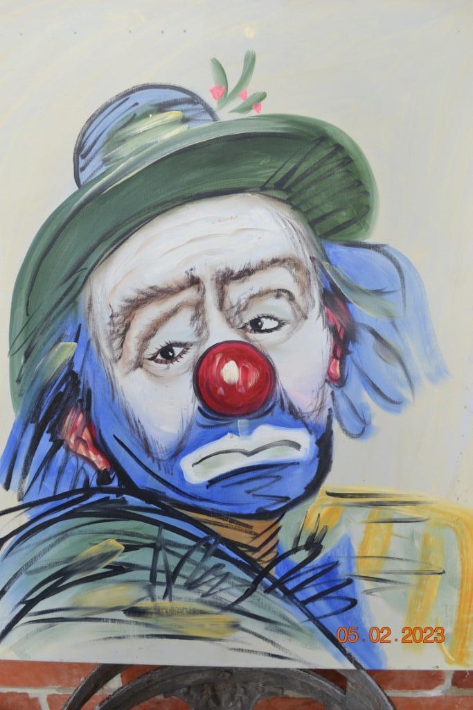 Peinture Clown, Enlèvement