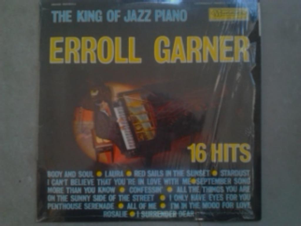 LP the king of jazz piano Erroll Garner, Cd's en Dvd's, Ophalen of Verzenden, Gebruikt, 12 inch, Jazz