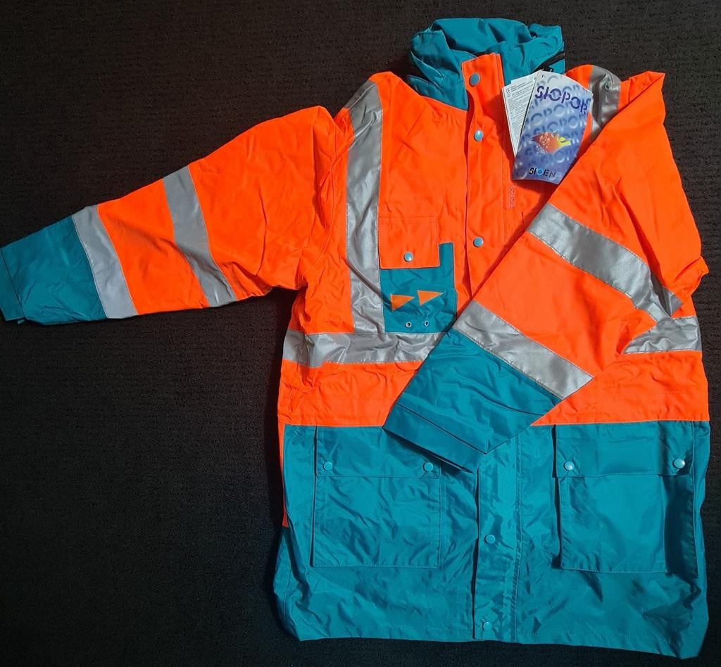 Manteau + gilet imperméable avec bandes réflechissantes, Ophalen of Verzenden, Nieuw