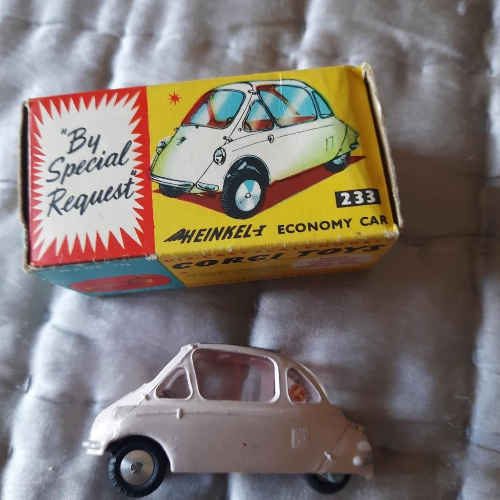 CORGI N 233 HEINKEL  ECONOMY CAR *VINTAGE*, Hobby & Loisirs créatifs, Voitures miniatures | 1:43, Comme neuf, Voiture, Corgi, Enlèvement