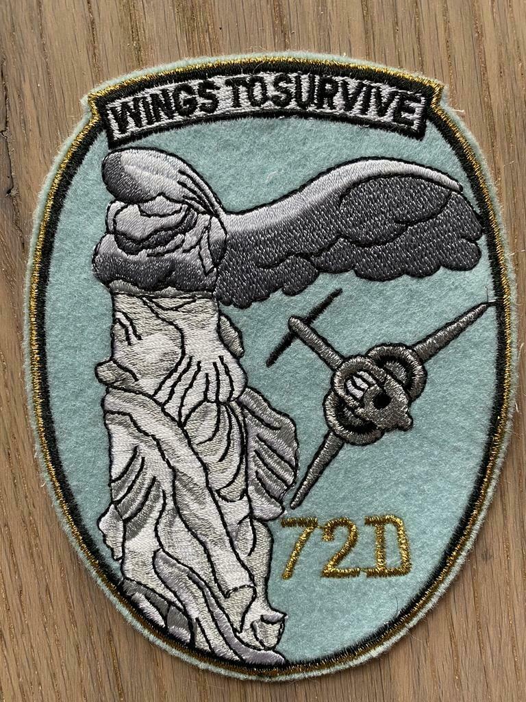 Belgian Air Force ( Promo patch 72D ), Ophalen of Verzenden, Nieuw, Patch, Badge of Embleem