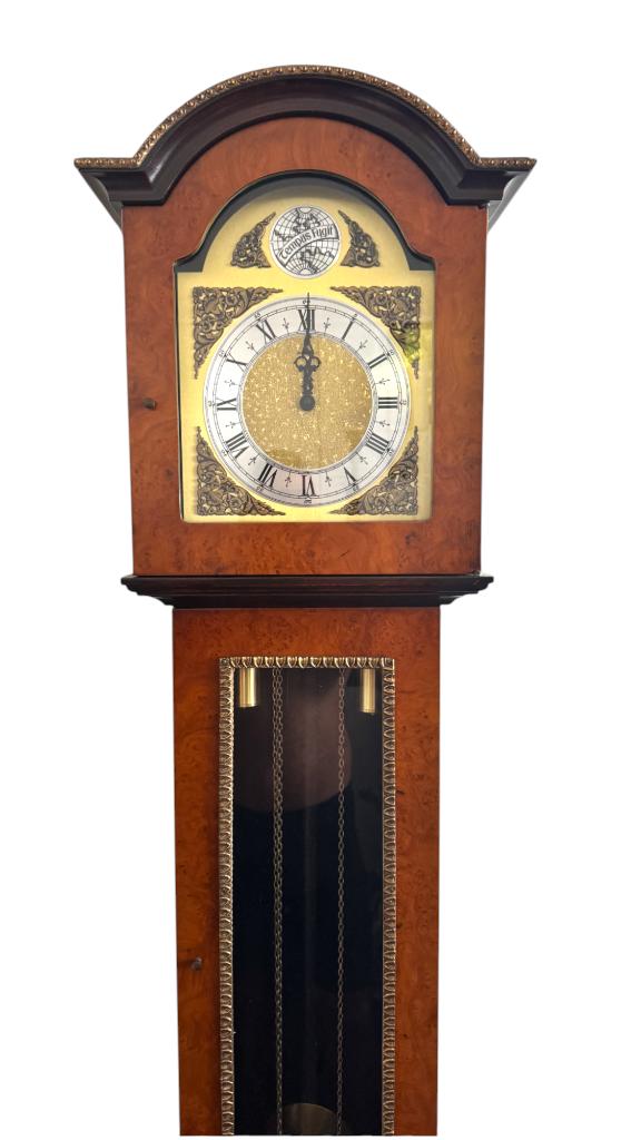 Prachtige Italiaanse staande klok – “Tempus Fugit”, Antiek en Kunst, Ophalen