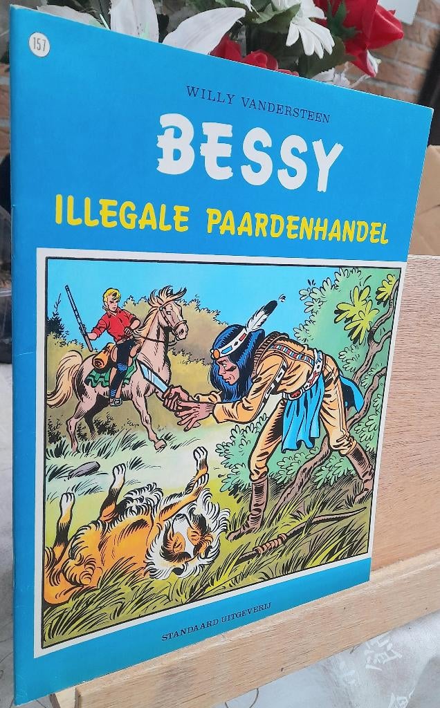 Bessy nr 157 ‘’ illegale paardenhandel moeilijk deel, Boeken, Stripverhalen, Verzenden, Willy Vandersteen, Eén stripboek, Zo goed als nieuw