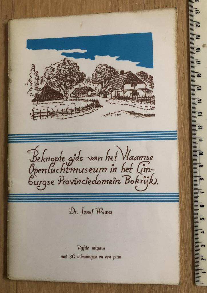 Bokrijk 1973 - Beknopte gids van het Vlaamse Openluchtmuseum, Boeken, Ophalen of Verzenden, Zo goed als nieuw, Dr. Jozef Weyns