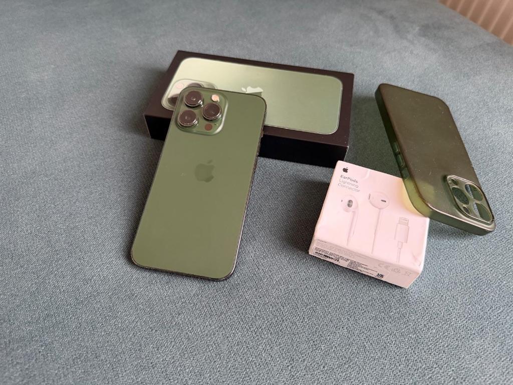 iPhone 13 Pro – 512 GB – Alpine Green, Telecommunicatie, Mobiele telefoons | Apple iPhone, Gebruikt, 512 GB, Zonder abonnement