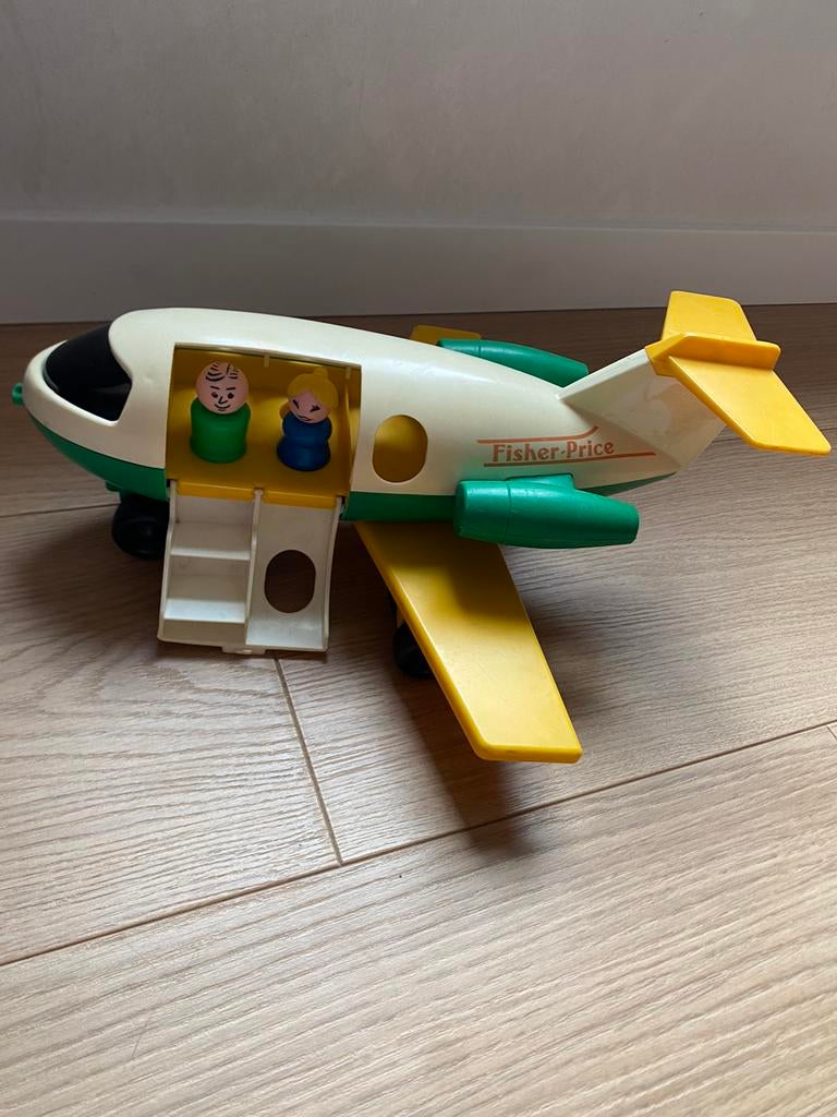 Fisher Price vintage - vliegtuig, Enlèvement ou Envoi, Utilisé