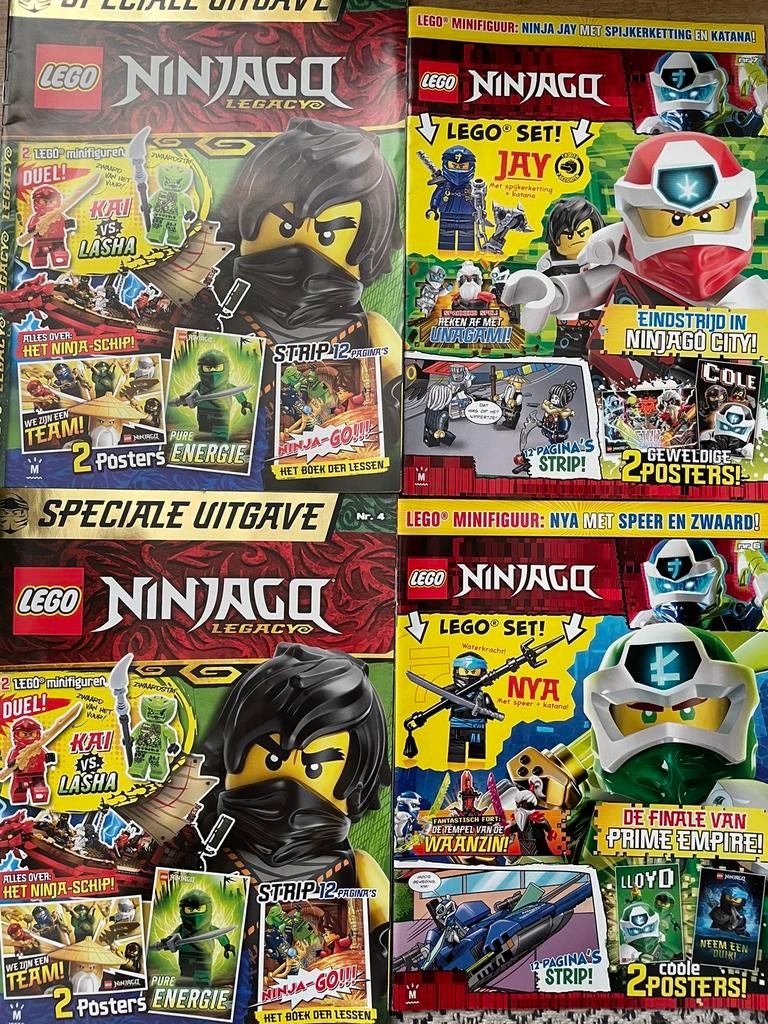 4 Lego Ninjago boekjes, Ophalen of Verzenden, Nieuw, Lego