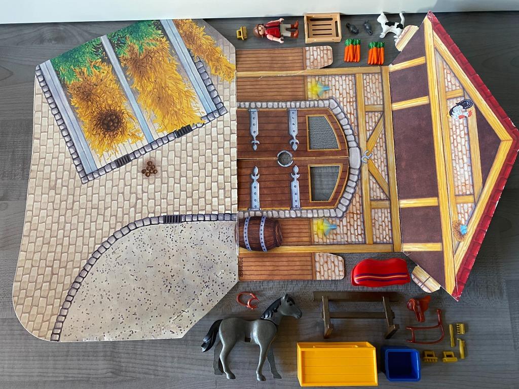 Playmobil Adventskalender manege 4159, Ophalen of Verzenden, Zo goed als nieuw, Complete set