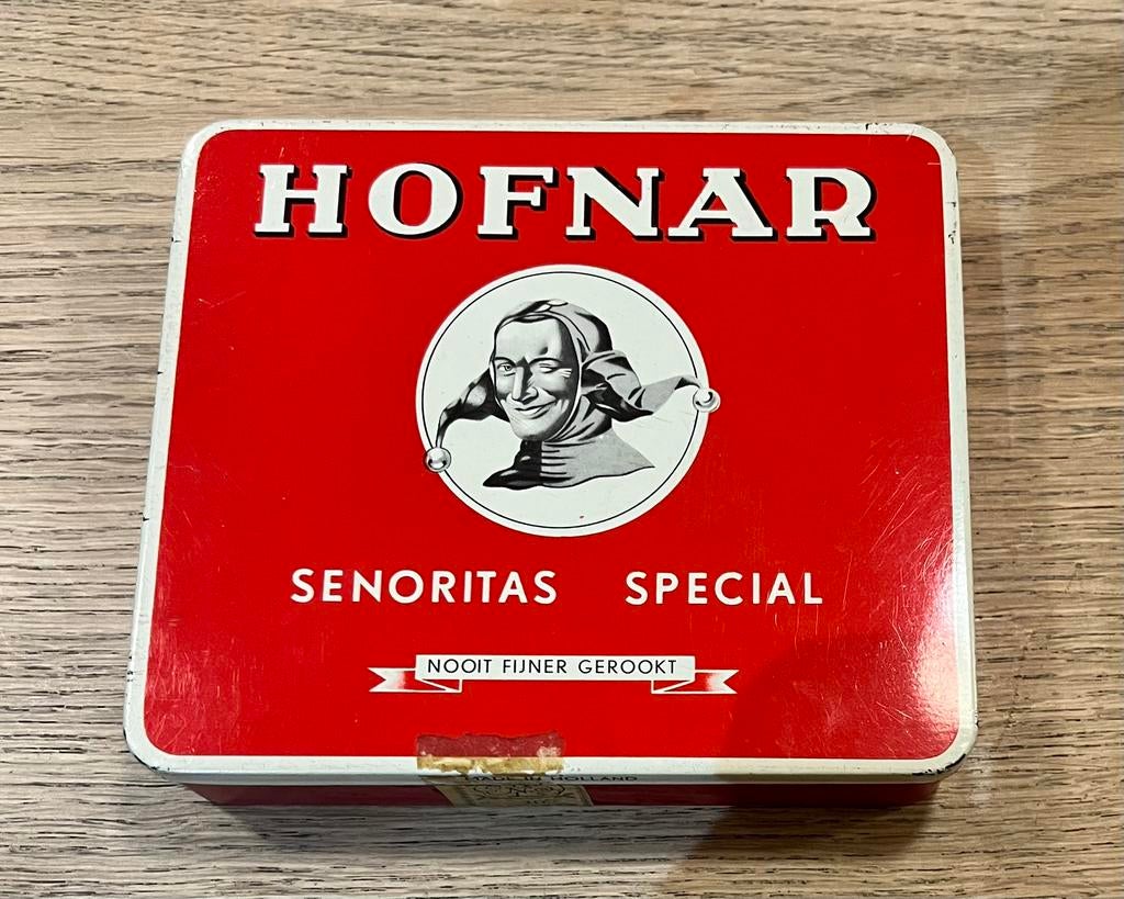 Vintage sigarendoosje Hofnar, Verzamelen, Ophalen of Verzenden, Gebruikt