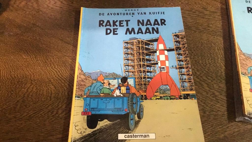 Hergé - Raket naar de maan(d7), Une BD, Enlèvement ou Envoi, Utilisé, Hergé