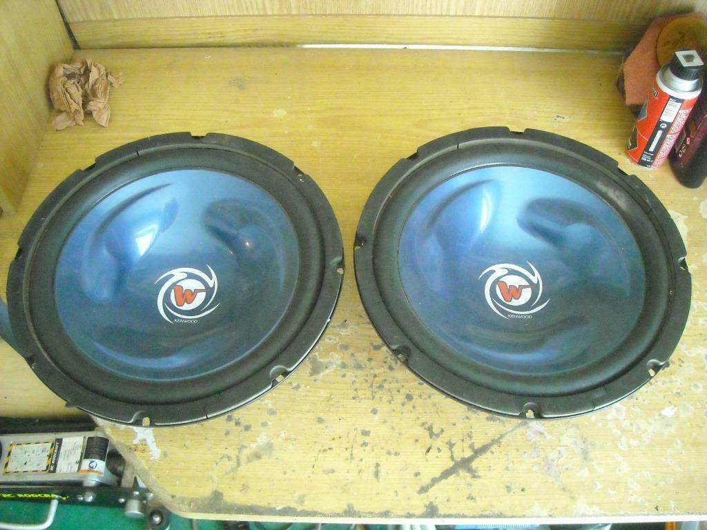 Kenwood - 2 subwoofers - 2 x 600W, Ophalen, Gebruikt