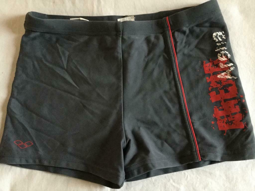 Grijze zwemshort Arena 12 jaar, maat152, Ophalen of Verzenden, Arena, Jongen, Sport- of Zwemkleding