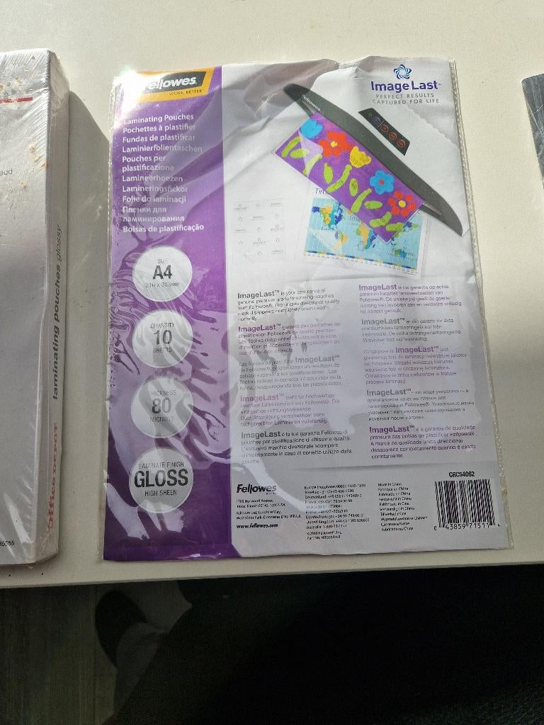Laminator, Ophalen, Nieuw