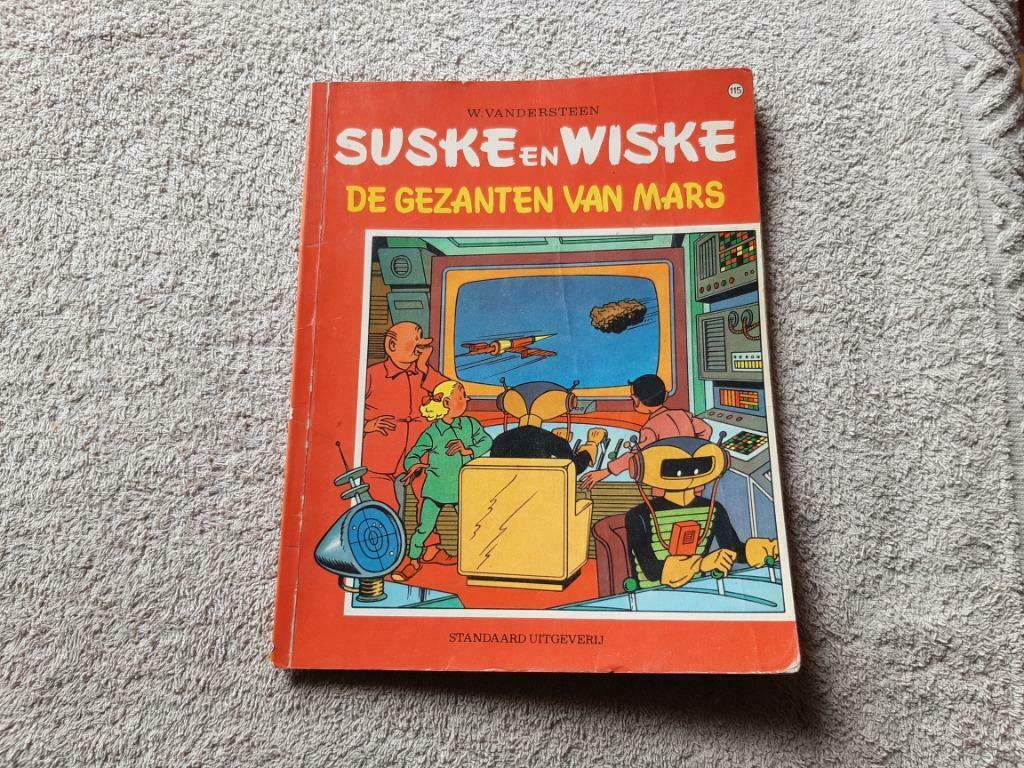 Suske en Wiske.115.De gezanten van mars., Boeken, Stripverhalen, Eén stripboek, Ophalen of Verzenden, Gelezen