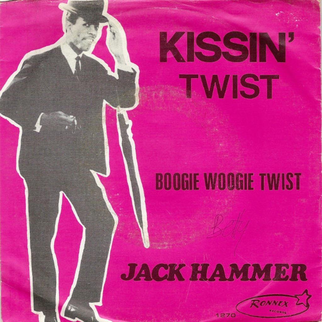 Jack Hammer - Kissin' Twist / Boogie Woogie Twist, Ophalen of Verzenden, Zo goed als nieuw, Pop