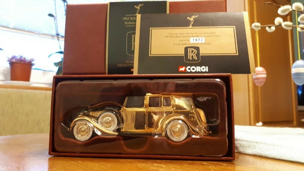 Coffret JAMES BOND 007 Goldfinger ROLLS ROYCE GOLD CORGI GB, Hobby & Loisirs créatifs, Enlèvement ou Envoi, Neuf, Voiture, Corgi