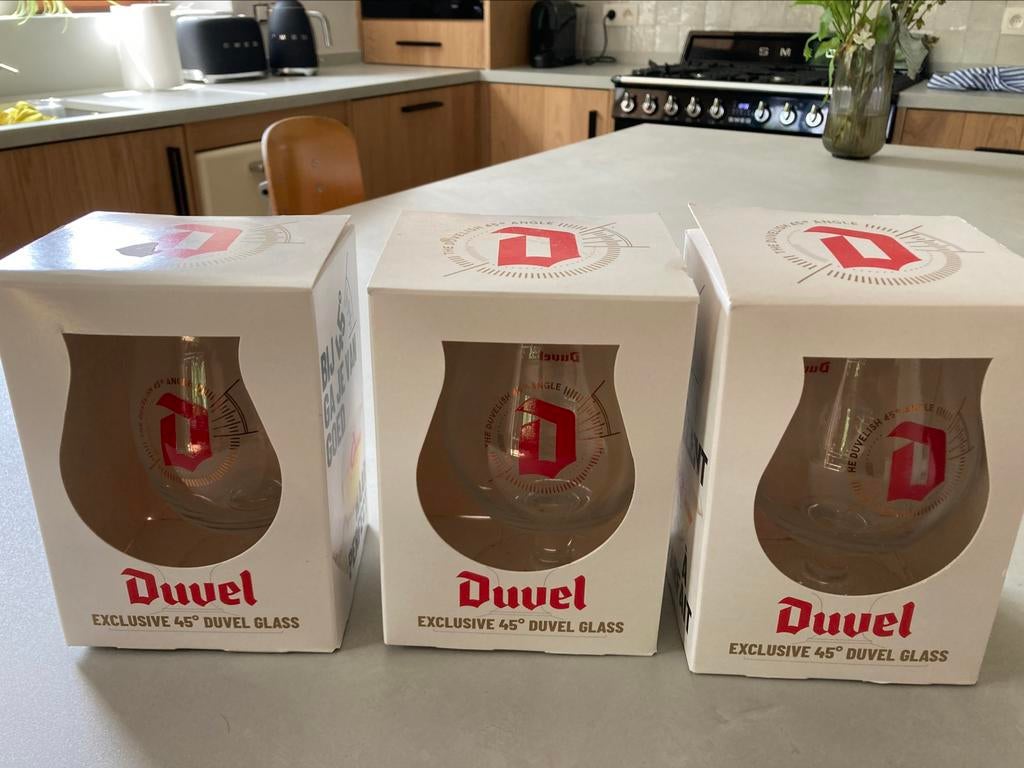 Ensemble de 3 nouveaux verres Duvel - Verre exclusif de 45', Enlèvement ou Envoi, Duvel