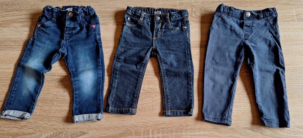 pakket babyjeans maat 74 merk Petit Bateau , Hema, Ophalen of Verzenden