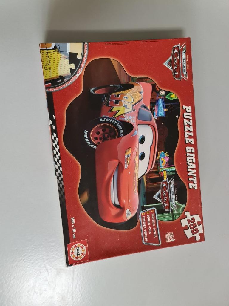 Gigantische Puzzelpret met Bliksem McQueen!, Kinderen en Baby's, Speelgoed | Kinderpuzzels, Gebruikt, 6 jaar of ouder, Meer dan 50 stukjes