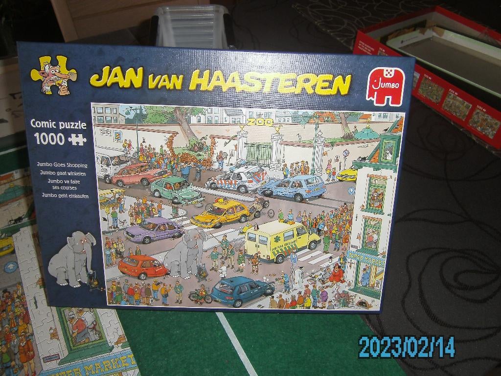 puzzels van haasteren, Ophalen, 500 t/m 1500 stukjes, Zo goed als nieuw, Legpuzzel