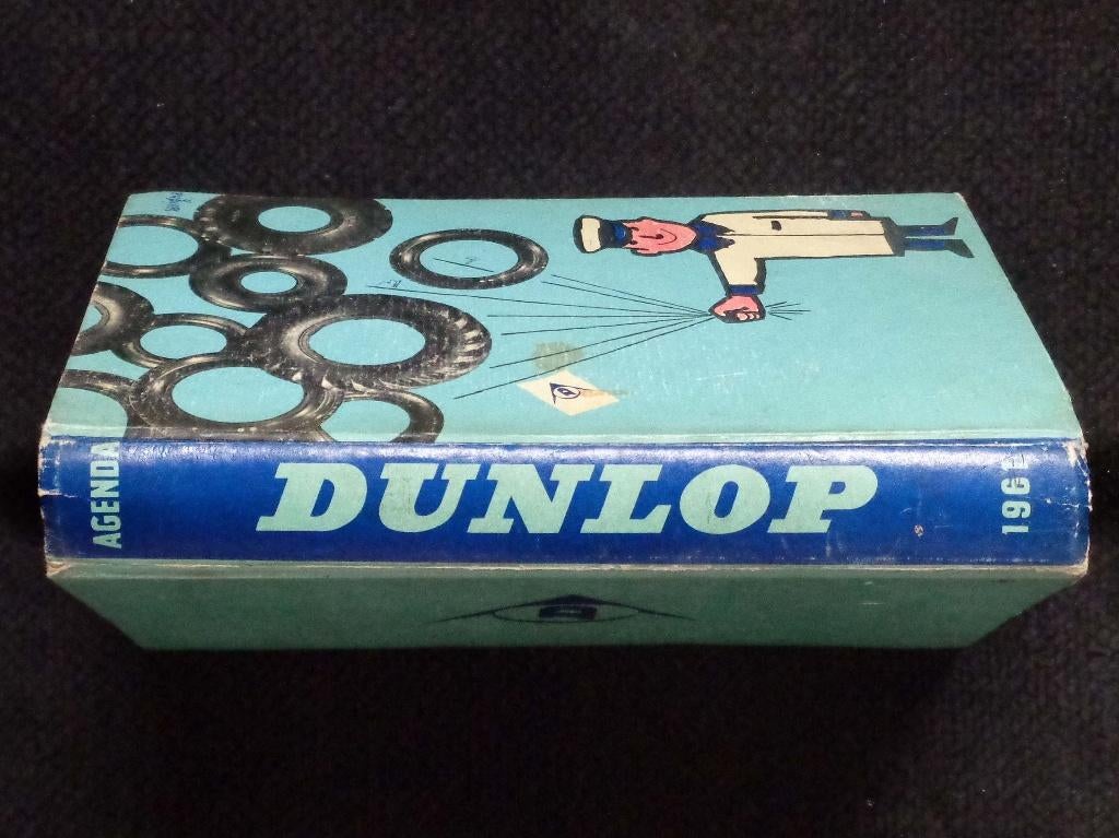 Agendajaar 1961 DUNLOP TIRES., Verzamelen, Verzenden, Gebruikt, Auto's