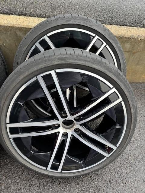 21" velgen + HL 285/30 R21 banden – set van 4, Ophalen, Gebruikt, 285 mm, 21 inch