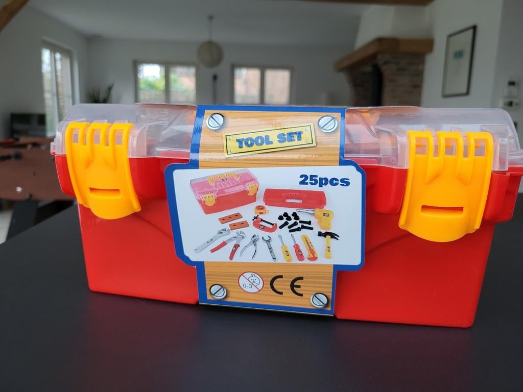 Gereedschapskoffer kinderen NIEUW., Kinderen en Baby's, Ophalen