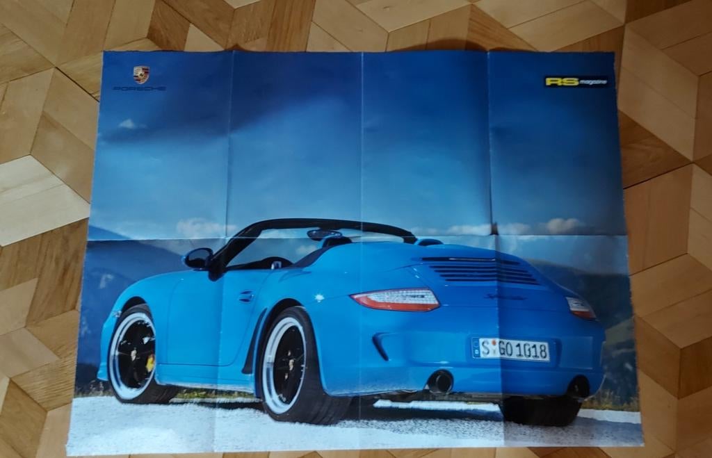 Porsche 911 poster + modellen, Ophalen of Verzenden, Zo goed als nieuw