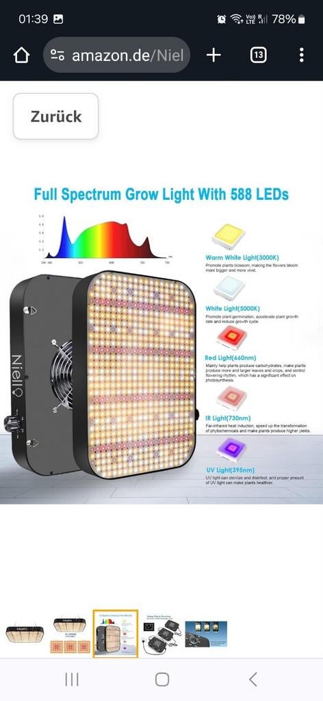 🤩KWEEKLAMP WARMTELAMP niello ALLERLEI TOEPASSINGEN ZGAN 90€, Ophalen of Verzenden, Zo goed als nieuw, Led