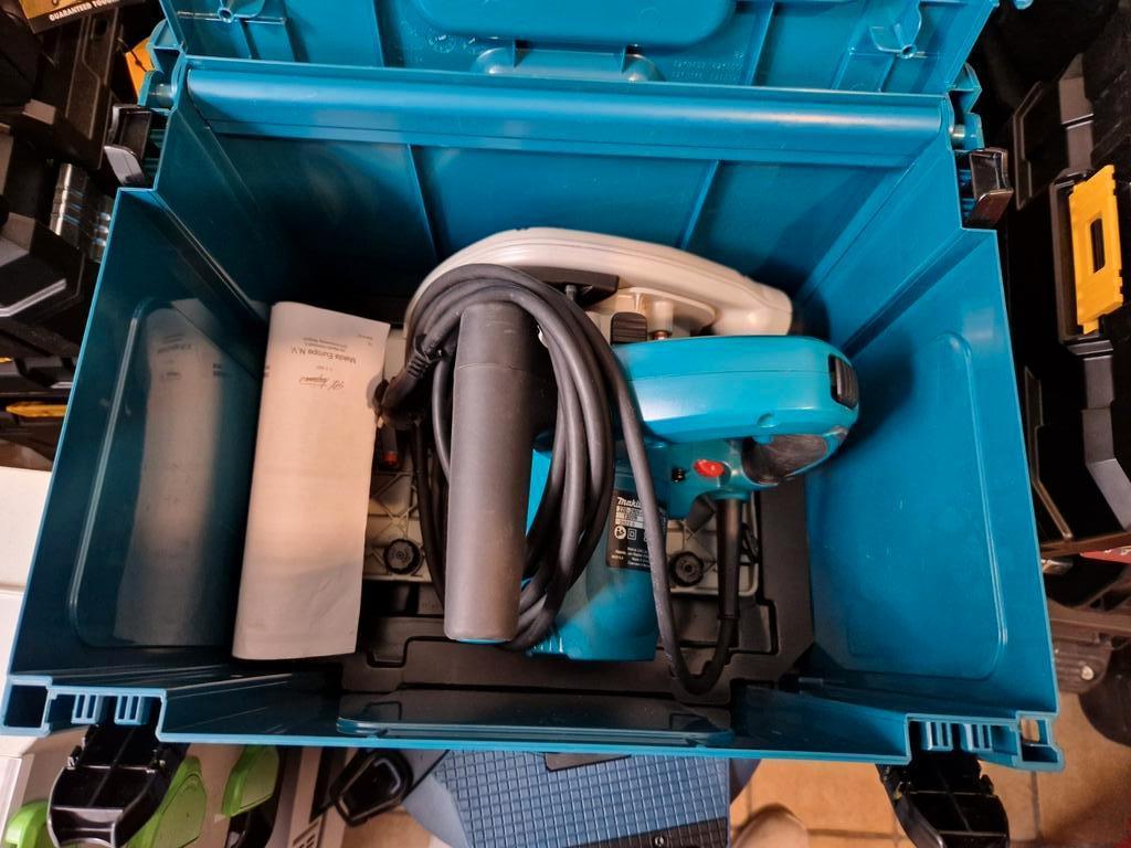 Makita SP6000J1 - Scie plongeante incl. rail de guidage dans, Enlèvement, Comme neuf, 1200 watts ou plus, Autres types