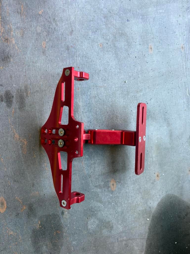 Moto Plaathouder cnc met verlichting en pinkers, Ophalen of Verzenden, Nieuw