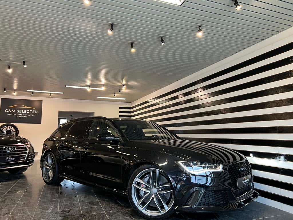 Audi RS6 Quattro 4.0TFSI–Ceramic-Carbon–NightVision–360Cam, Auto's, Audi, Automaat, Euro 5, 4000 cc, Leder