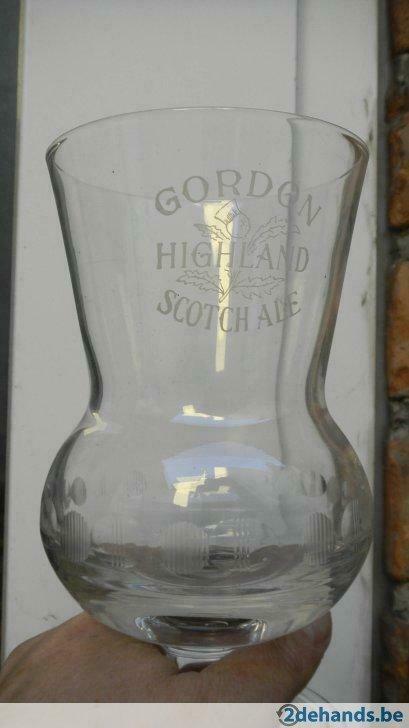 GORDON Scotch bierglas, Verzamelen, Gebruikt