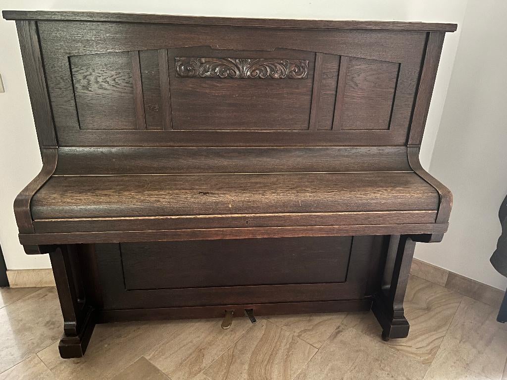 Piano droit, Musique & Instruments, Enlèvement, Utilisé, Brun, Piano