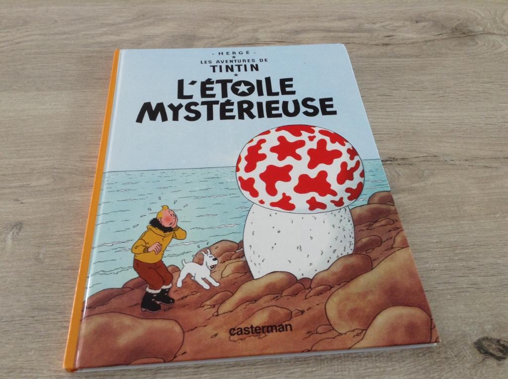 Kuifje L'etoile Mystérieuse voorleesboek (Franse versie), Ophalen of Verzenden, Kuifje, Zo goed als nieuw, Boek of Spel